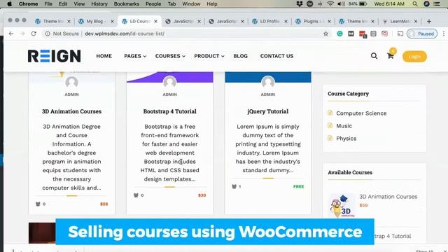 Creating WordPress LMS Elearning Website LearnDash Theme For College University Online Video Course смотреть онлайн