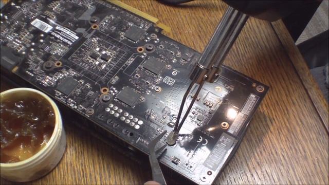 Nvidia GTX 970 Current Sense Shunt Resistor Mod смотреть онлайн
