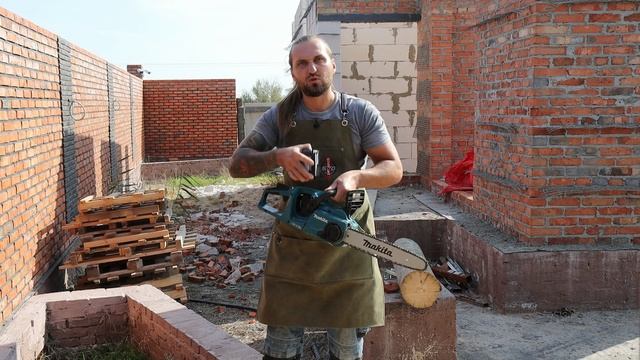 Проверка цепной пилы Makita DUC353 на мощность смотреть онлайн