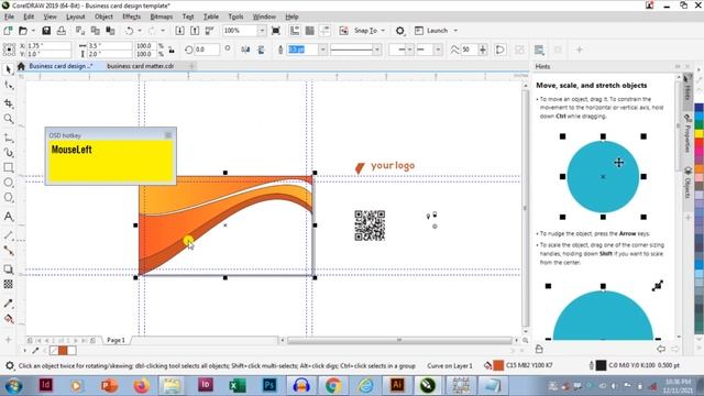 How to Latest Shape Business Card Design Tutorial in Corel Draw x9 | Modern Visiting Card Tutorials смотреть онлайн