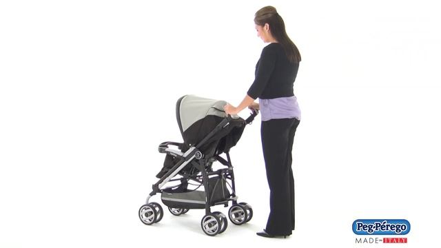 2011 Stroller - Peg Perego Pliko P3 Compact - How to Use the Rear One-Touch Brakes смотреть онлайн