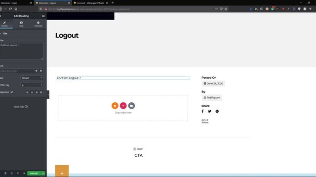How to Add Logout Link in Jet Engine Profile Builder смотреть онлайн