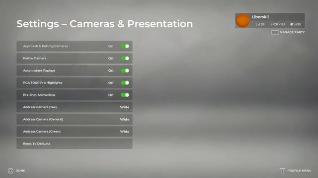 How to turn off PGA Pro Replays & Ball Trail Line in The PGA Tour 2K21!! смотреть онлайн