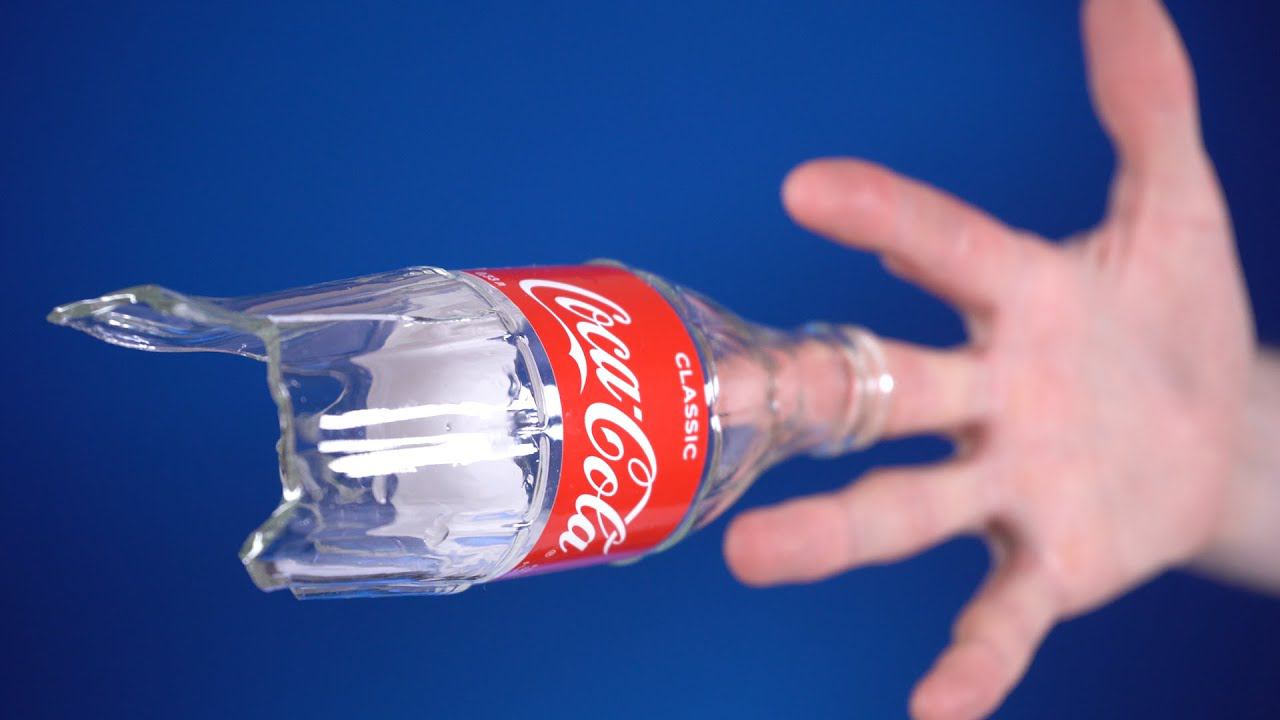 Breaking a bottle with one finger - Is it possible? [Full version of the experiment] смотреть онлайн