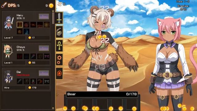 Sakura Clicker gameplay - walkthrough смотреть онлайн