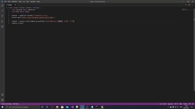 [Python] Eigenen Instagram-Bot programmieren mit Selenium | DEVspace смотреть онлайн