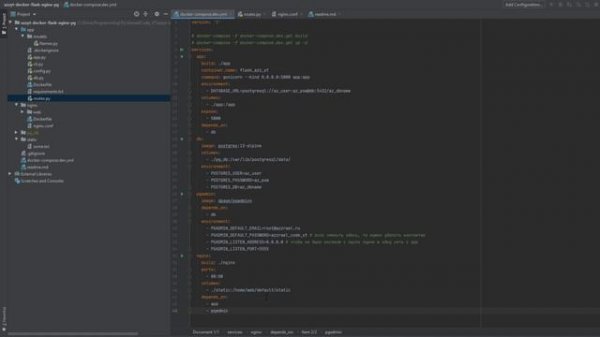 Python + Flask + Docker + Nginx + PostgreSQL + Git + Yandex Cloud. Разворачиваю веб приложение.