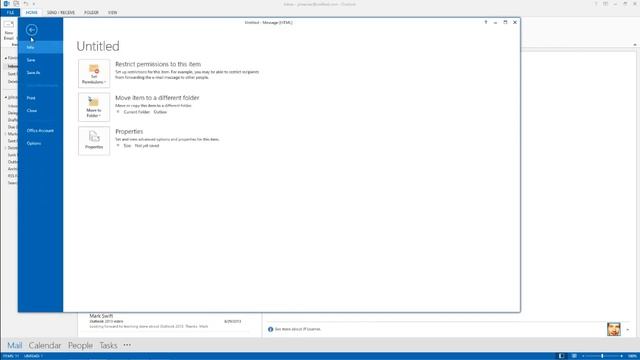 Outlook 2013- How to Create an Email Template смотреть онлайн