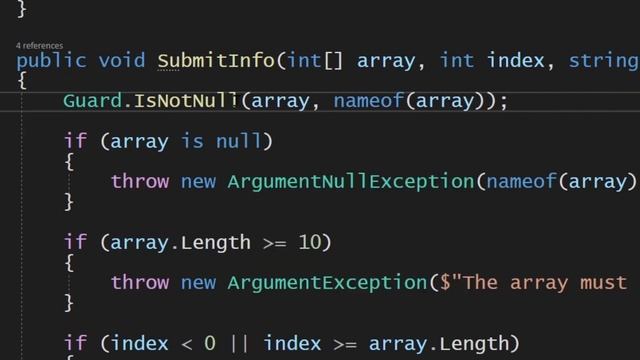 C# Null Checks and Argument Validation - The Wise Approach смотреть онлайн