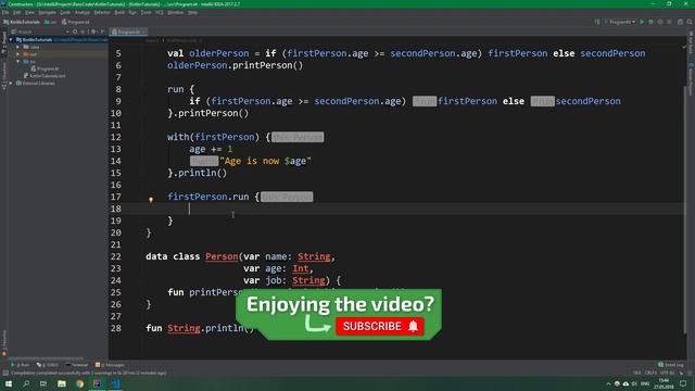 Kotlin - Apply, Let, Run, With, Also - Higher Order Standard Functions смотреть онлайн