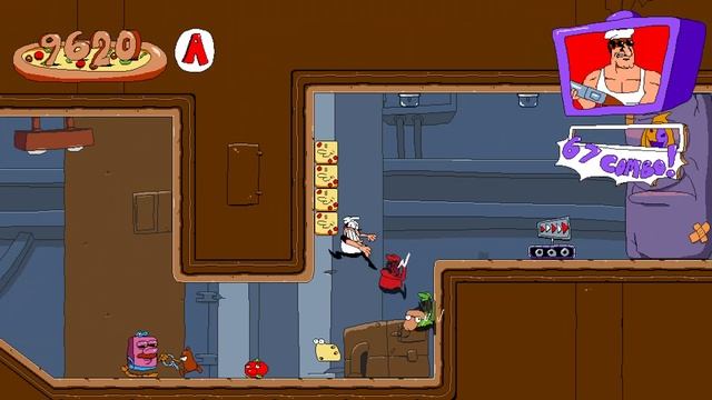 Pizza Tower - Don't Make a Sound Lap 3 P Rank смотреть онлайн