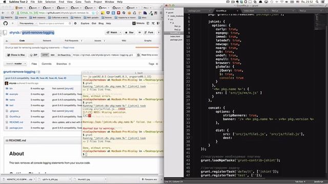 Grunt.js - Автоматизация для самых ленивых смотреть онлайн