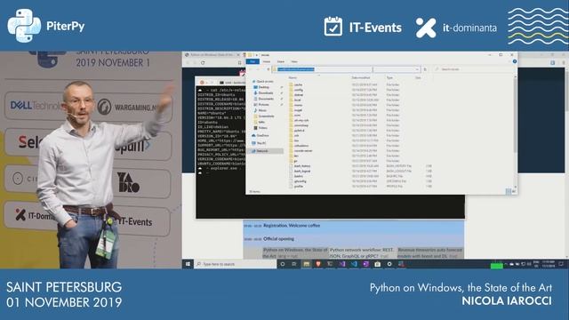 [RUS] Nicola Iarocci (CIR 2000): Python on Windows, the State of the Art / #PiterPy смотреть онлайн