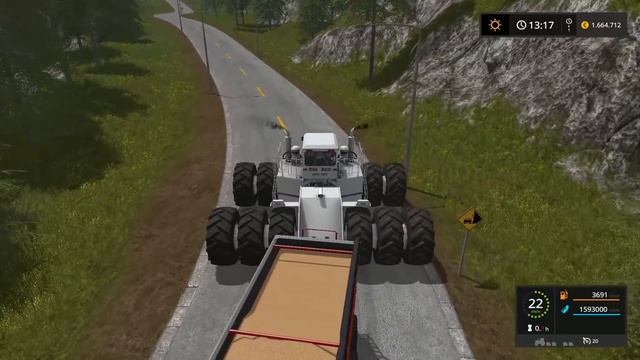 Farming Simulator 17 | BIG BUD Tren de Carretera | Tractor Gigante смотреть онлайн