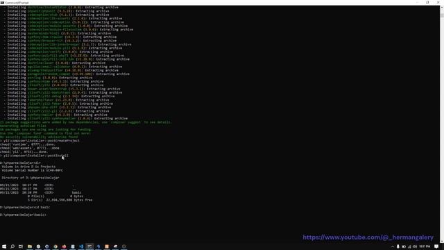 Yii2 Install Basic Template in Windows смотреть онлайн