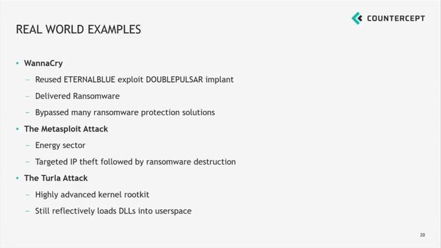 BlueHat v18 || Memory Resident Implants Code injection is alive and well смотреть онлайн