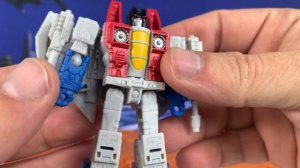 Transformers War for Cybertron Trilogy KINGDOM Core Class STARSCREAM  Unboxing and Review