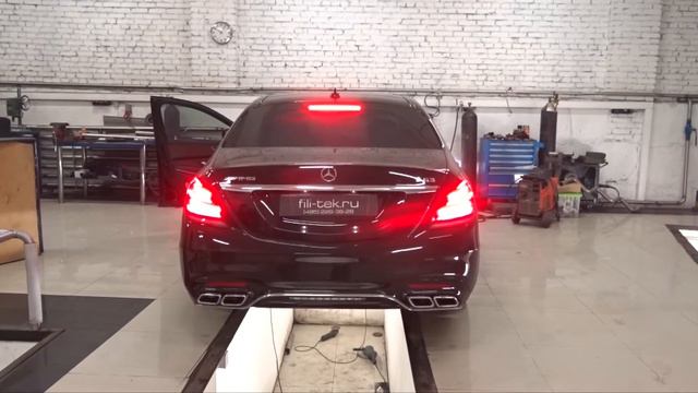 Спортивная выхлопная система от ФИЛИТЕК на Mercedes S500 W222 рестайлинг смотреть онлайн