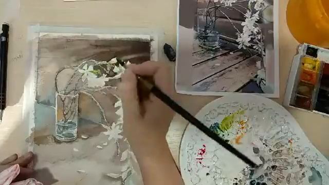 Цветущий миндаль.Часть 3. Запись прямого эфира инстаграма. смотреть онлайн