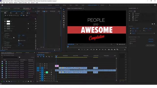 Adobe Premiere Pro \\ Basics of Keyframing (Animation) смотреть онлайн
