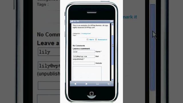 Wordpress Mobile Theme - News Gallery смотреть онлайн