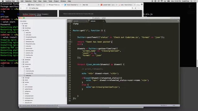 Working With The Twitter API, Part 4: Posting To Twitter смотреть онлайн