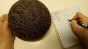 Как связать круглую макушку шапки. Красивая макушка спицами.