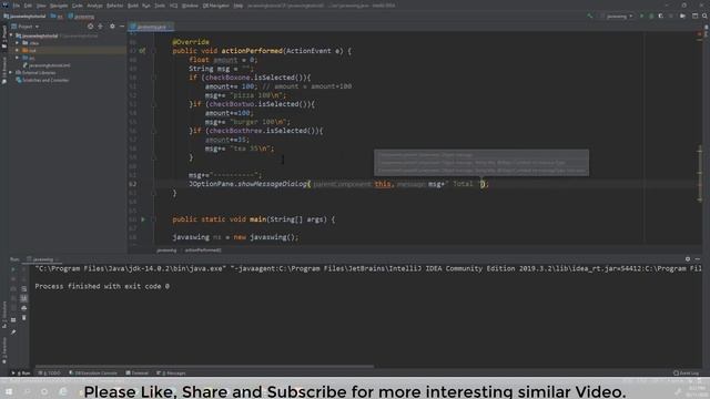 #10 More about Checkbox component in Java Swing with GUI Software development tutorial 2021. смотреть онлайн
