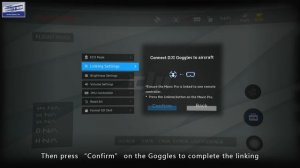 DJI Goggles - подключение к дронам