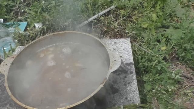 Праздничная уха из сазана, мой рецепт ухи из разной рыбы,#МоиРецепты#Уха смотреть онлайн