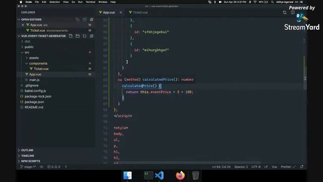 Build a Ticket Generator using Vue.js | Mozilla Club BBSR смотреть онлайн