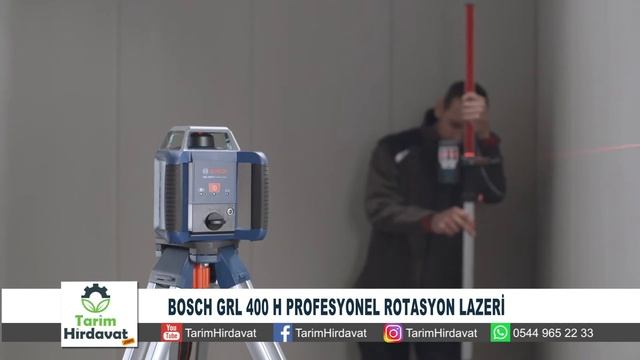 BOSCH GRL 400 H PROFESYONEL ROTASYON LAZERİ