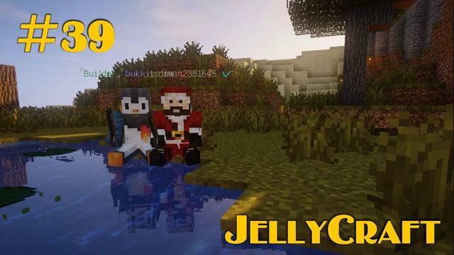 JellyCraft #39 Рыбалка, посиделки у костра (майнкрафт 1.13.2 стрим) смотреть онлайн