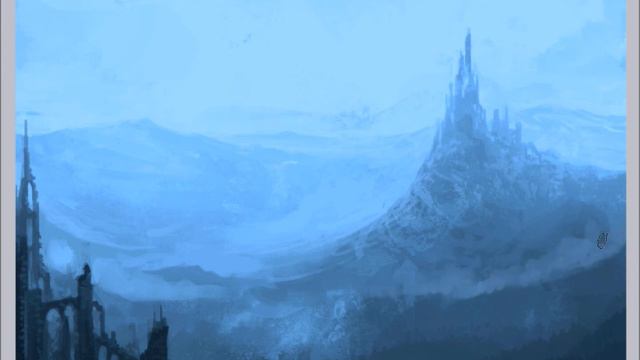 Photoshop Speedpaint - Skyrim Landscape смотреть онлайн