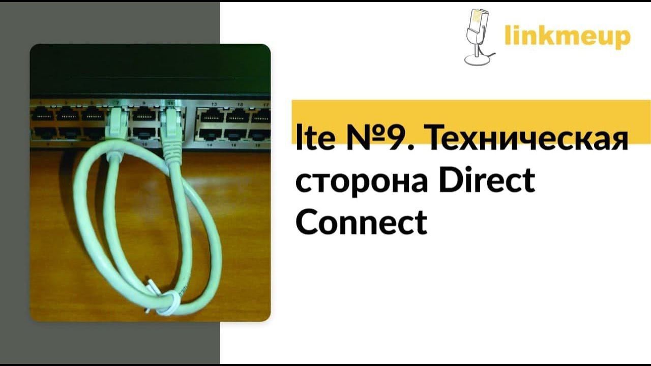LTE №9. Техническая сторона Direct Connect. Татьяна Литвинова. Selectel смотреть онлайн