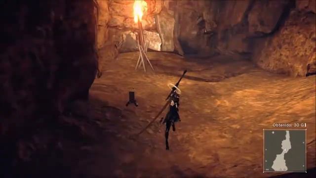 NieR: Automata -Parte 9: Nave espacial, Jefe Eva- 2B Gameplay смотреть онлайн