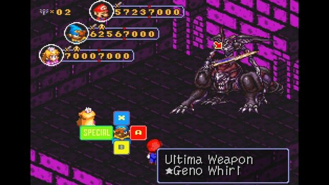 【v10 Normal mode】Ultima Weapon battle!!!! 【Super Mario RPG: Armageddon】 смотреть онлайн