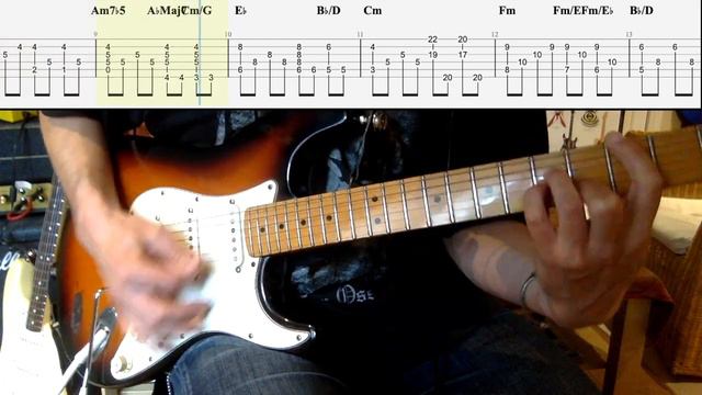 Bohemian Rhapsody Piano Riff on the Guitar (TAB) смотреть онлайн