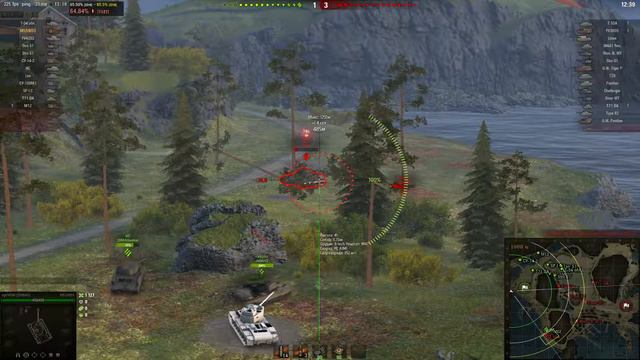 WOT: За первой отметкой на ствол Арта M53/M55 смотреть онлайн