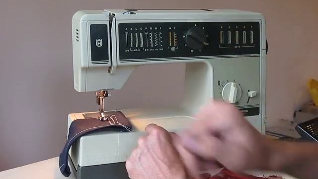 Husqvarna Classica Nähmaschine Sewing machine Швейная машина test Leder смотреть онлайн