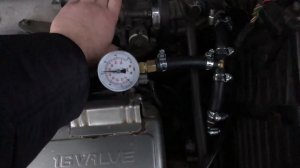 2-й замер давления топлива Chery Tiggo 2.4 AT