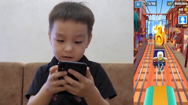 #2 Хан герой Играет Subway Surf смотреть онлайн