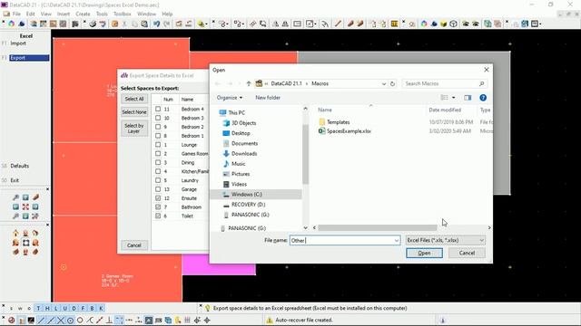 Spaces Macro Excel Import Export Demonstration смотреть онлайн