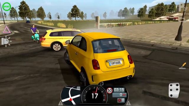 Driving School Sim Fiat 500 Abarth Gameplay смотреть онлайн