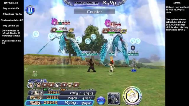 DFFOO GL (Ancient Memories Pt.14 LUFENIA) PCecil BT, Trey LD, Gladiolus LD