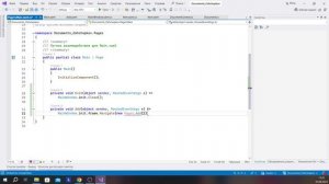 Практическое задание №21: Создание интерфейса посредством визуального проектирования