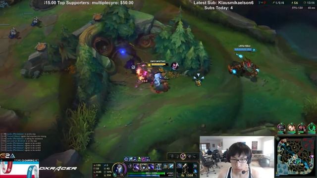 Doublelift's First Kindred Game - League of Legends смотреть онлайн
