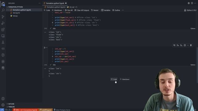 Découvrir les Variables, les Opérations et les Types en Python ! Formation Python pour la Finance смотреть онлайн