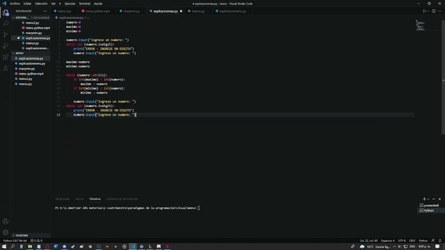 Cómo programar máximo- mínimo Python смотреть онлайн