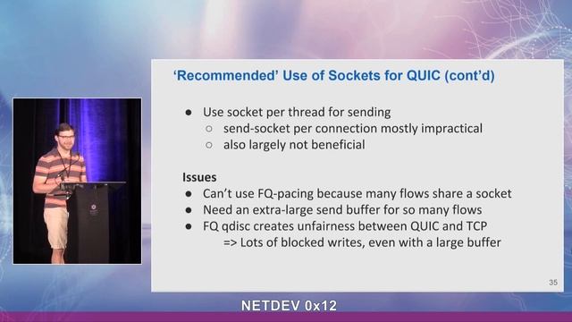 Netdev 0x12 - QUIC: Developing and Deploying a TCP Replacement for the Web смотреть онлайн